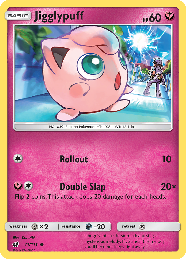 Jigglypuff (71/111) [Sun & Moon: Crimson Invasion] | Mindsight Gaming