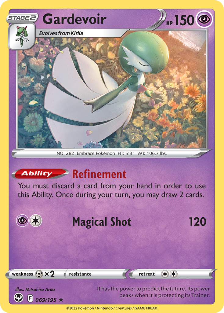 Gardevoir (069/195) (Theme Deck Exclusive) [Sword & Shield: Silver Tempest] | Mindsight Gaming