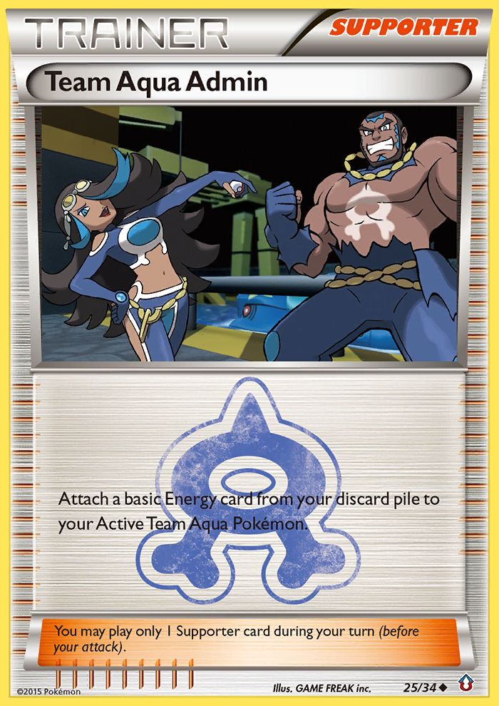 Team Aqua Admin (25/34) [XY: Double Crisis] | Mindsight Gaming