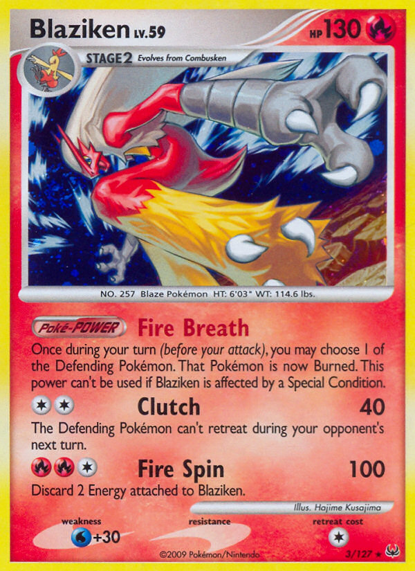 Blaziken (3/127) [Platinum: Base Set] | Mindsight Gaming