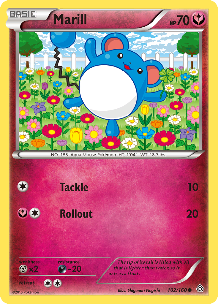 Marill (102/160) [XY: Primal Clash] | Mindsight Gaming