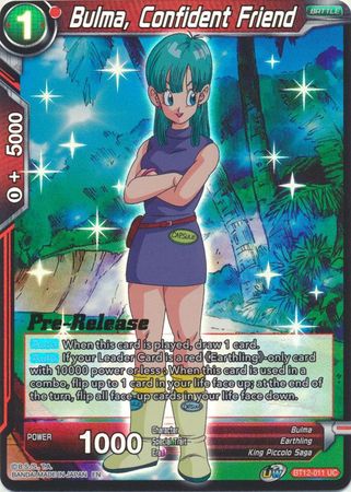 Bulma, Confident Friend (BT12-011) [Vicious Rejuvenation Prerelease Promos] | Mindsight Gaming