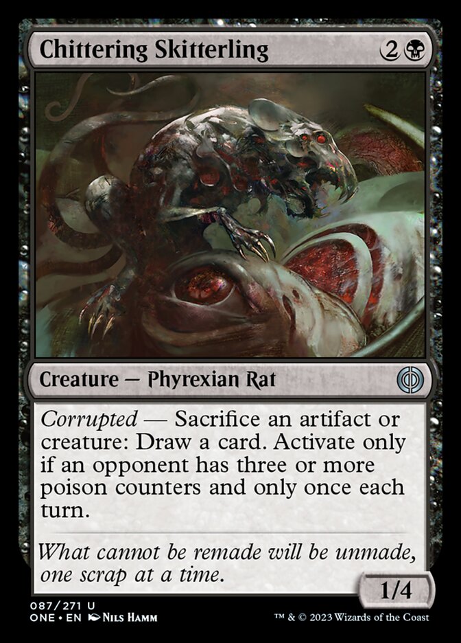 Chittering Skitterling [Phyrexia: All Will Be One] | Mindsight Gaming