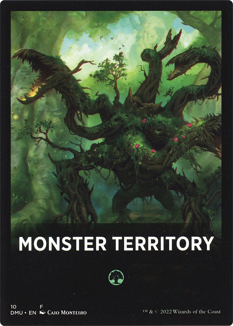 Monster Territory Theme Card [Dominaria United Tokens] | Mindsight Gaming