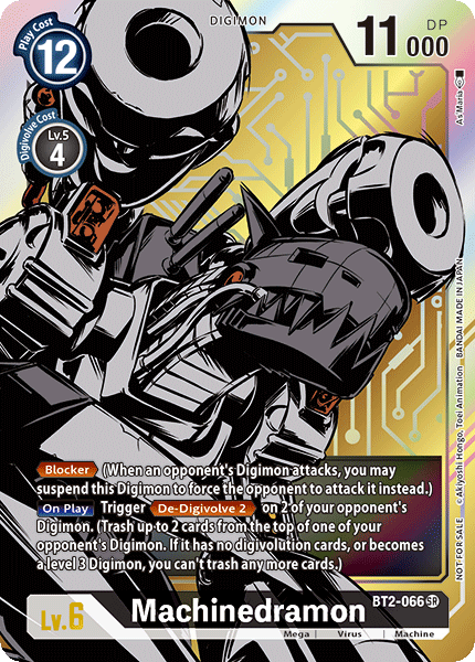 Machinedramon [BT2-066] (Alternate Art) [Release Special Booster Ver.1.0] | Mindsight Gaming