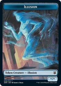 Illusion // Plant Double-sided Token [Zendikar Rising Tokens] | Mindsight Gaming