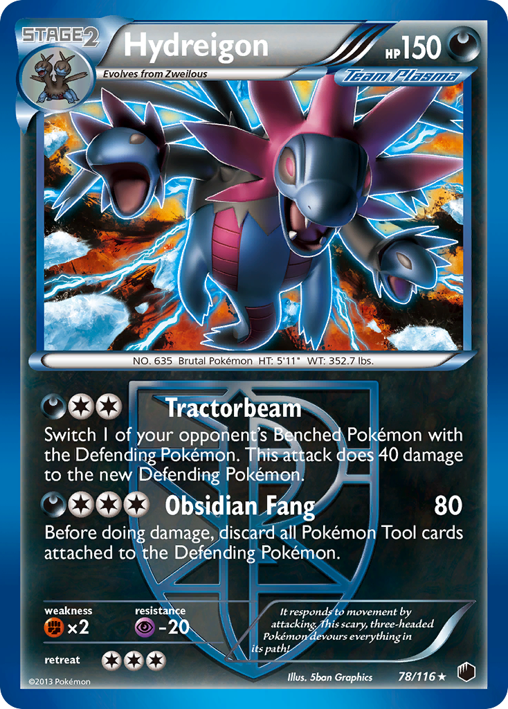 Hydreigon (78/116) [Black & White: Plasma Freeze] | Mindsight Gaming