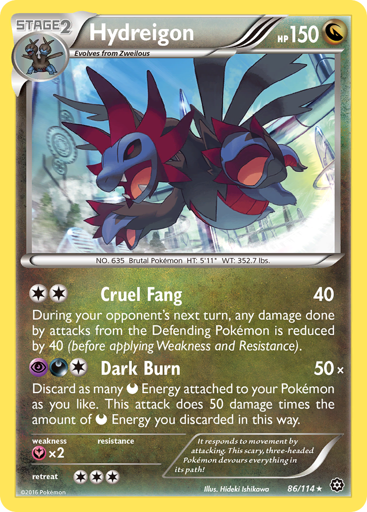 Hydreigon (86/114) [XY: Steam Siege] | Mindsight Gaming