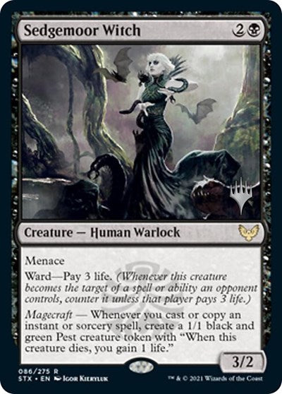 Sedgemoor Witch (Promo Pack) [Strixhaven: School of Mages Promos] | Mindsight Gaming