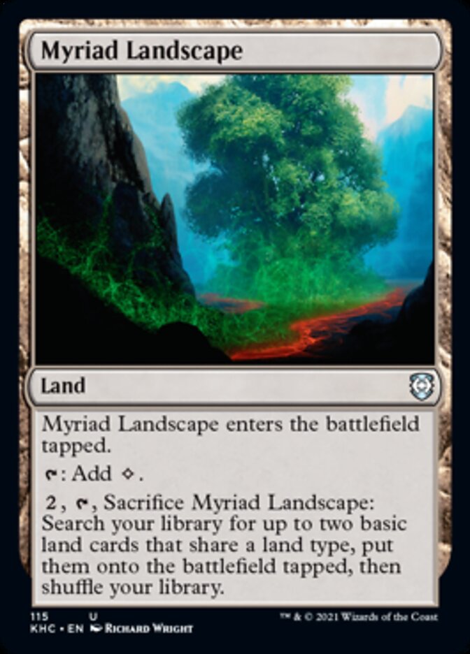 Myriad Landscape [Kaldheim Commander] | Mindsight Gaming