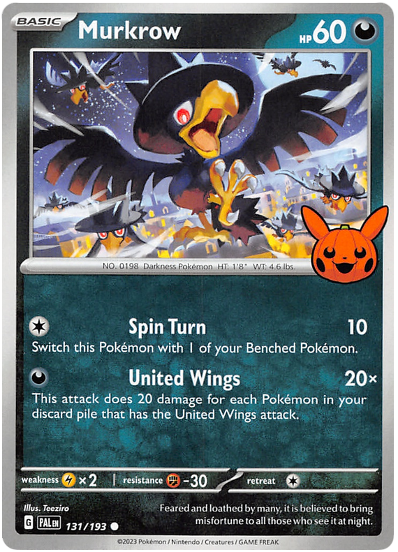 Murkrow (131/193) [Trick or Trade 2023] | Mindsight Gaming