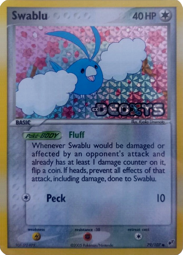 Swablu (79/107) (Stamped) [EX: Deoxys] | Mindsight Gaming