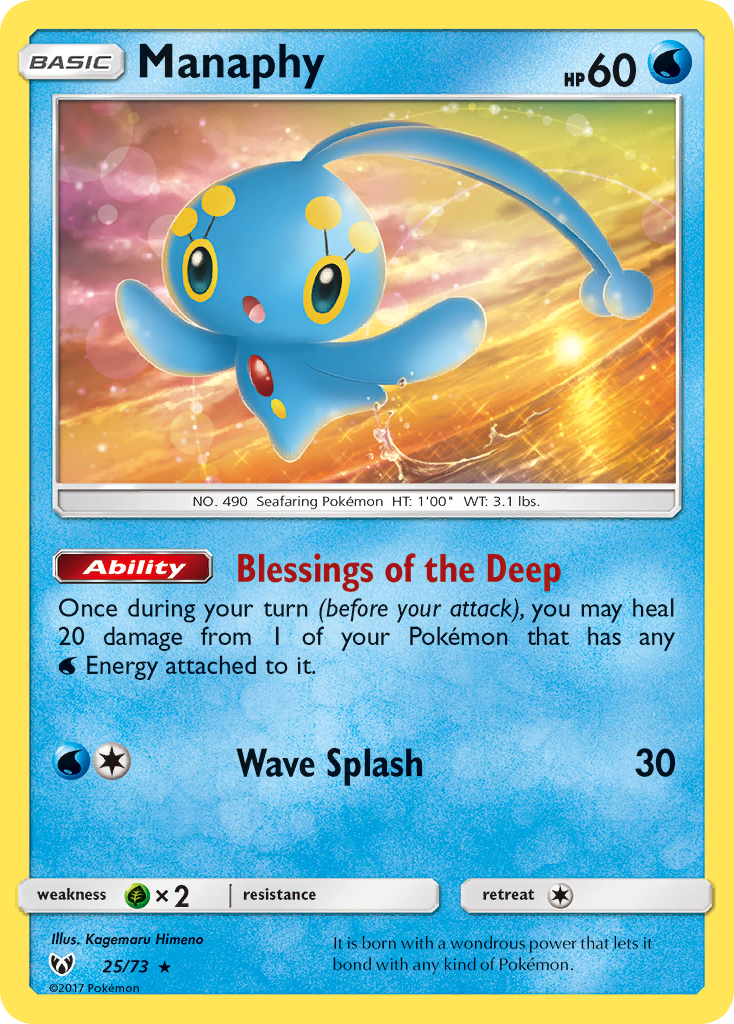 Manaphy (25/73) [Sun & Moon: Shining Legends] | Mindsight Gaming