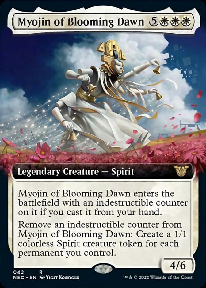 Myojin of Blooming Dawn (Extended) [Kamigawa: Neon Dynasty Commander] | Mindsight Gaming