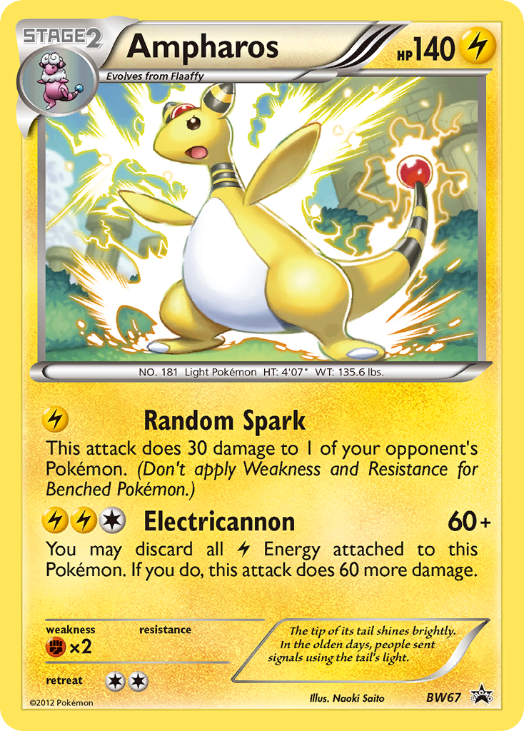 Ampharos (BW67) [Black & White: Black Star Promos] | Mindsight Gaming