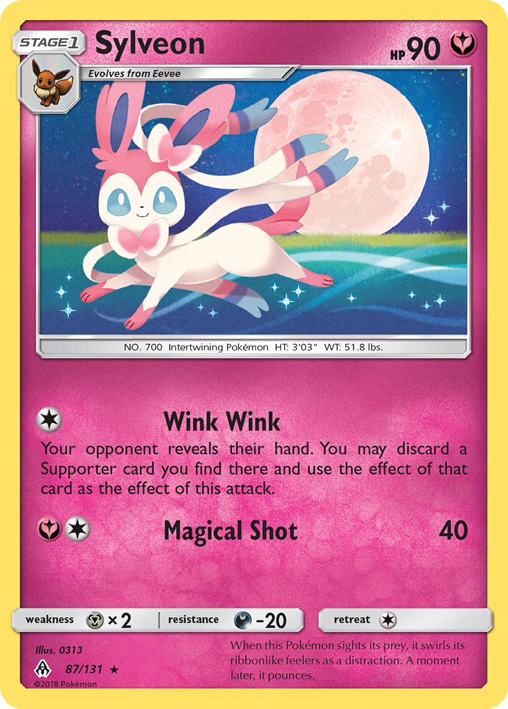 Sylveon (87/131) [Sun & Moon: Forbidden Light] | Mindsight Gaming