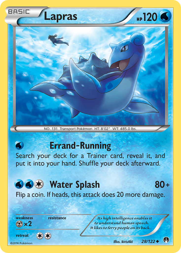 Lapras (28/122) [XY: BREAKpoint] | Mindsight Gaming