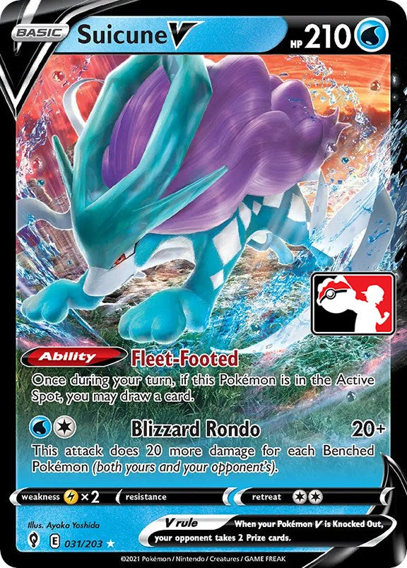 Suicune V (031/203) [Prize Pack Series One] | Mindsight Gaming