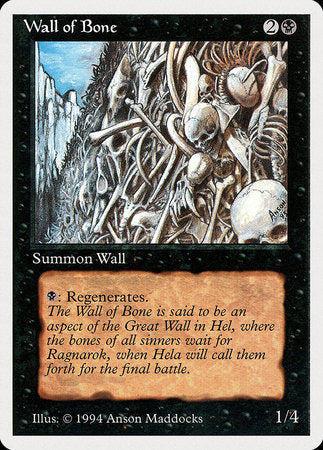 Wall of Bone [Summer Magic / Edgar] | Mindsight Gaming