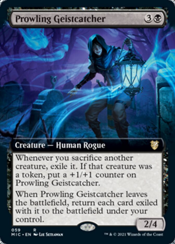 Prowling Geistcatcher (Extended) [Innistrad: Midnight Hunt Commander] | Mindsight Gaming