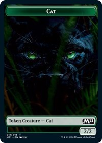 Cat (011) // Soldier Double-sided Token [Core Set 2021 Tokens] | Mindsight Gaming