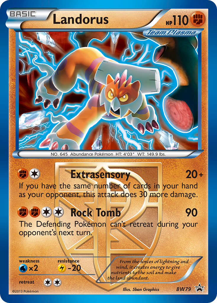 Landorus (BW79) (Team Plasma) [Black & White: Black Star Promos] | Mindsight Gaming