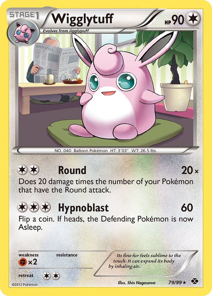 Wigglytuff (79/99) (Cosmos Holo) (Blister Exclusive) [Black & White: Next Destinies] | Mindsight Gaming