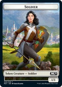 Soldier // Weird Double-sided Token [Core Set 2021 Tokens] | Mindsight Gaming