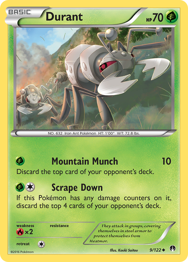 Durant (9/122) [XY: BREAKpoint] | Mindsight Gaming