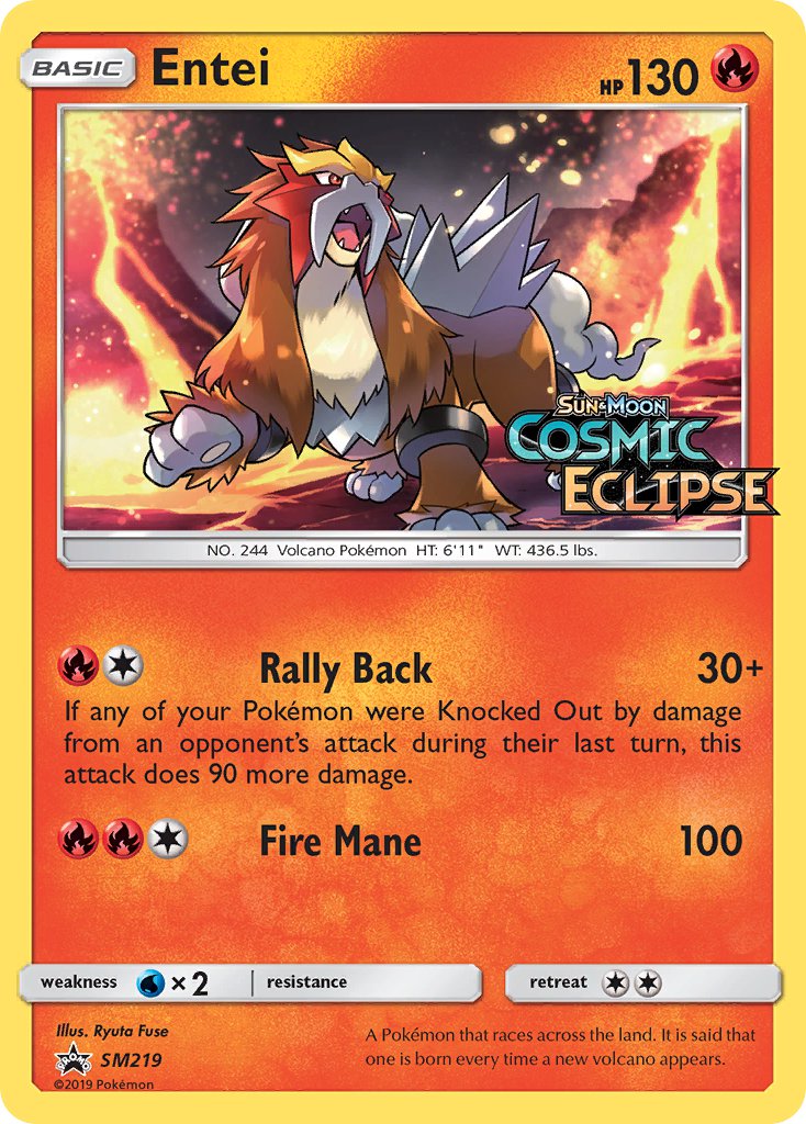 Entei (SM219) [Sun & Moon: Black Star Promos] | Mindsight Gaming