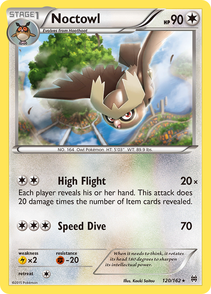 Noctowl (120/162) [XY: BREAKthrough] | Mindsight Gaming