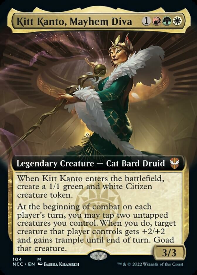 Kitt Kanto, Mayhem Diva (Extended Art) [Streets of New Capenna Commander] | Mindsight Gaming