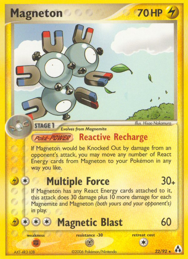 Magneton (22/92) [EX: Legend Maker] | Mindsight Gaming