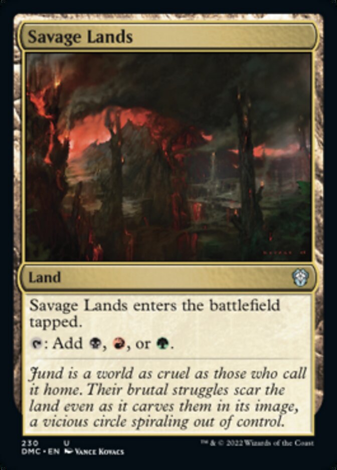 Savage Lands [Dominaria United Commander] | Mindsight Gaming