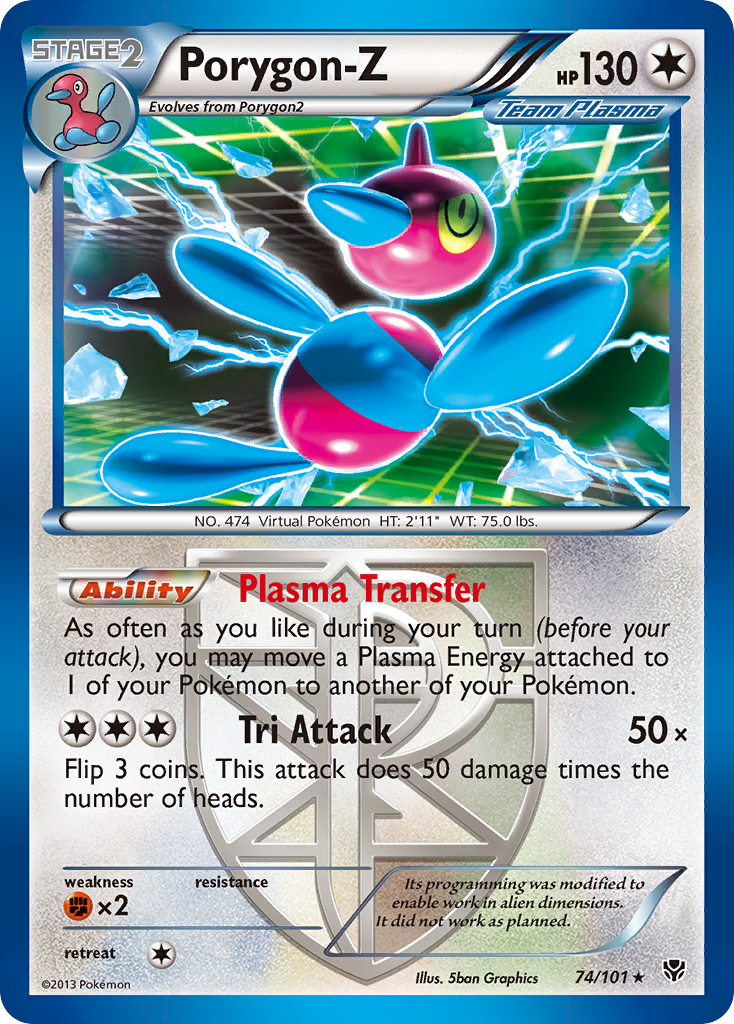 Porygon-Z (74/101) [Black & White: Plasma Blast] | Mindsight Gaming