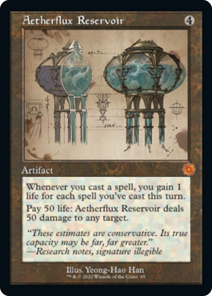 Aetherflux Reservoir (Retro Schematic) [The Brothers' War Retro Artifacts] | Mindsight Gaming