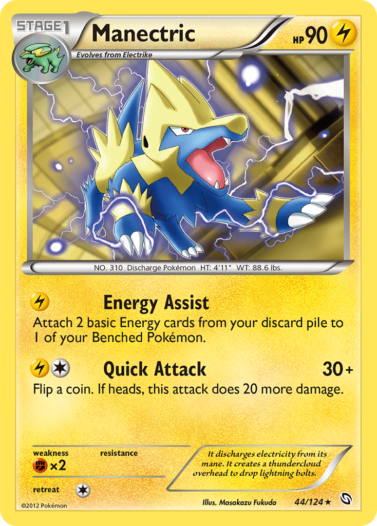 Manectric (44/124) [Black & White: Dragons Exalted] | Mindsight Gaming