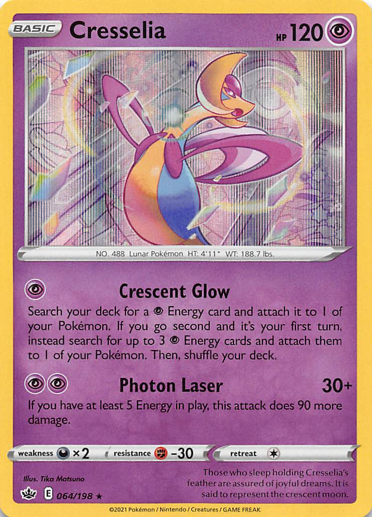 Cresselia (064/198) [Sword & Shield: Chilling Reign] | Mindsight Gaming