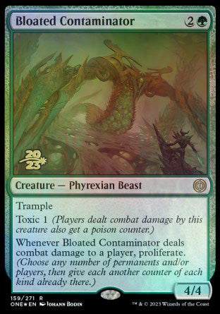 Bloated Contaminator [Phyrexia: All Will Be One Prerelease Promos] | Mindsight Gaming