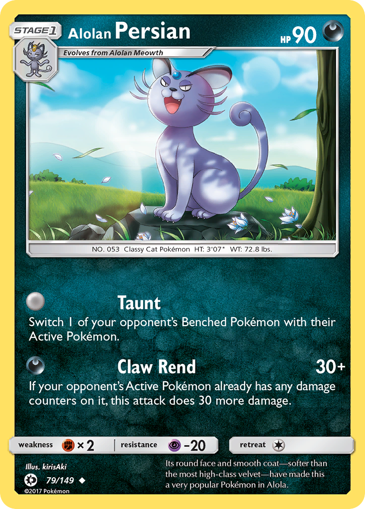 Alolan Persian (79/149) [Sun & Moon: Base Set] | Mindsight Gaming