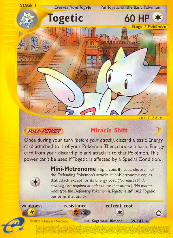 Togetic (39/147) [Aquapolis] | Mindsight Gaming