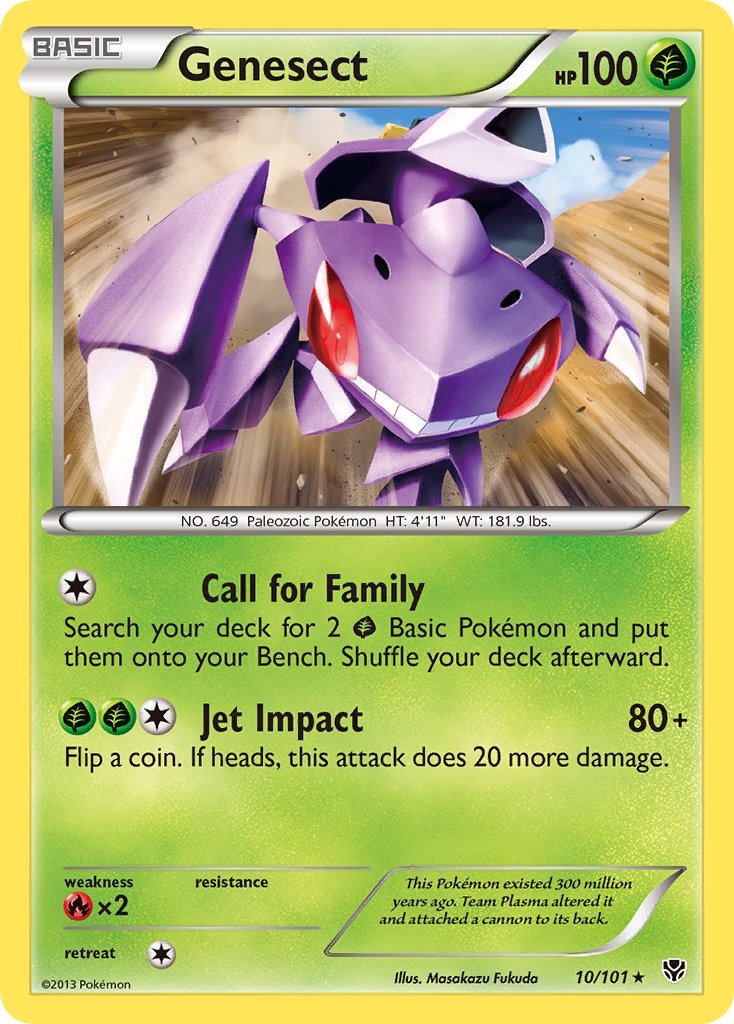 Genesect (10/101) (Theme Deck Exclusive) [Black & White: Plasma Blast] | Mindsight Gaming