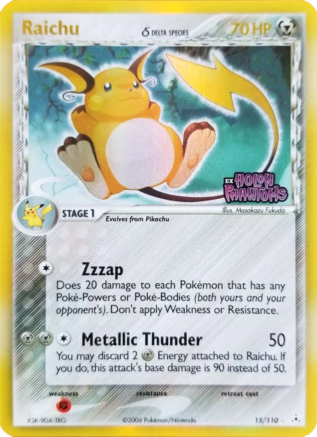 Raichu (15/110) (Delta Species) (Stamped) [EX: Holon Phantoms] | Mindsight Gaming