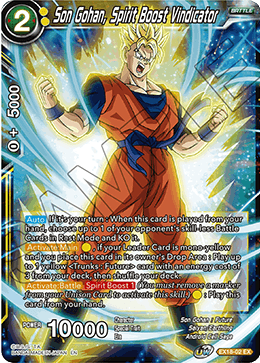 Son Gohan, Spirit Boost Vindicator (EX18-02) [Namekian Boost] | Mindsight Gaming