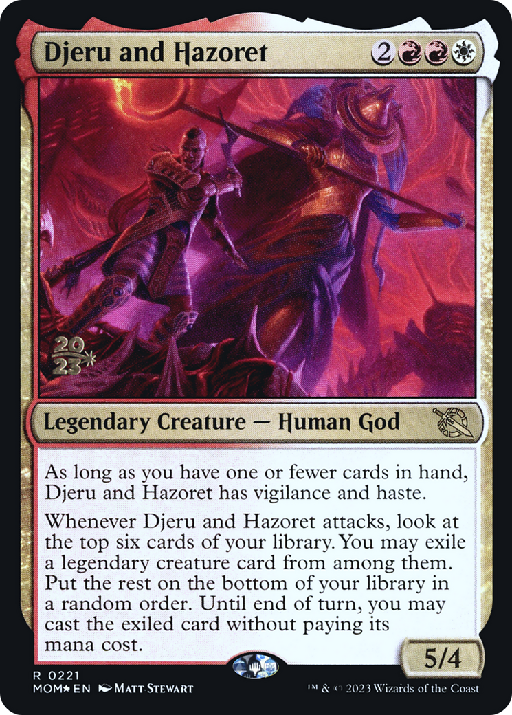 Djeru and Hazoret [March of the Machine Prerelease Promos] | Mindsight Gaming