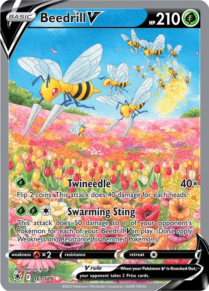 Beedrill V (161/189) [Sword & Shield: Astral Radiance] | Mindsight Gaming