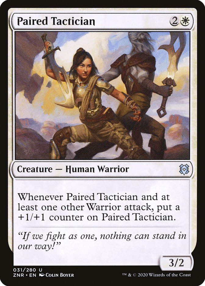 Paired Tactician [Zendikar Rising] | Mindsight Gaming