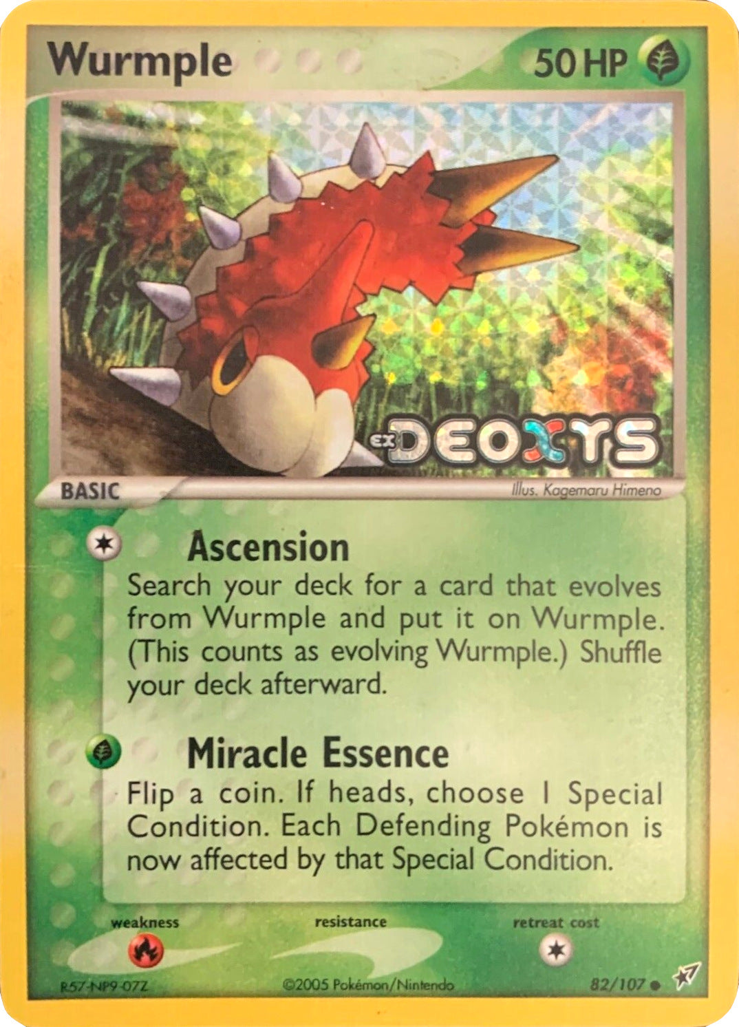 Wurmple (82/107) (Stamped) [EX: Deoxys] | Mindsight Gaming