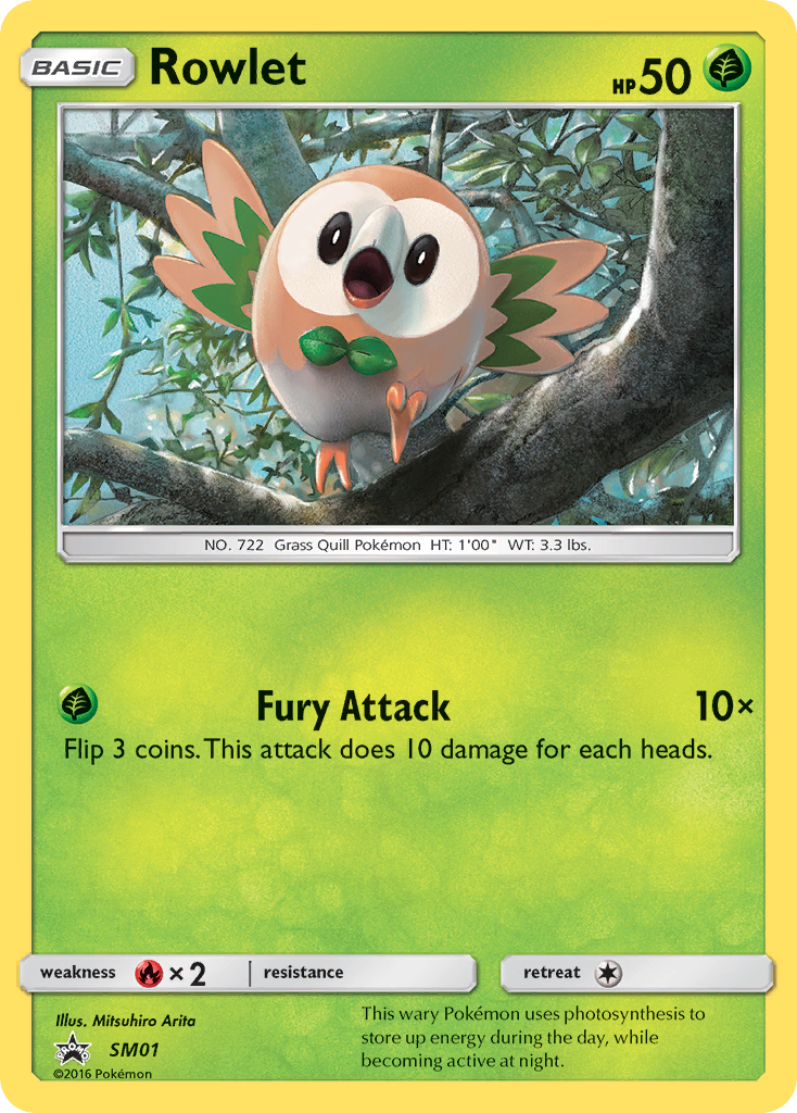 Rowlet (SM01) [Sun & Moon: Black Star Promos] | Mindsight Gaming