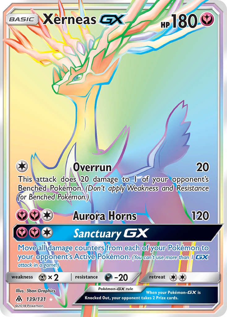 Xerneas GX (139/131) [Sun & Moon: Forbidden Light] | Mindsight Gaming